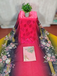 Tela Jacquard de Primera Calidad con Diseño Floral de Bloques Dirac, Estilo Alemán, para Vestidos de Novia para Niñas - Product Image 6