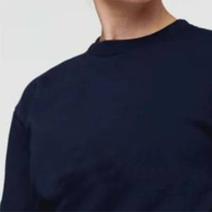 Sudadera de mujer de algodón orgánico ecológico de fabricación personalizada OEM-Jersey de moda sostenible - Product Image 6