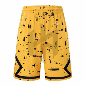 Short de basket-ball en polyester 100%, logo personnalisé imprimé, vêtements de sport de style High Street avec taille élastique, meilleur prix - Product Image 1