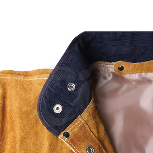 Chaqueta de Soldadura para Hombre, Venta Directa de Fábrica, Temporada de Primavera, Piel de Vaca, Cuello Alto, Transpirable, Impermeable, Ligera, Precio Económico - Product Image 4