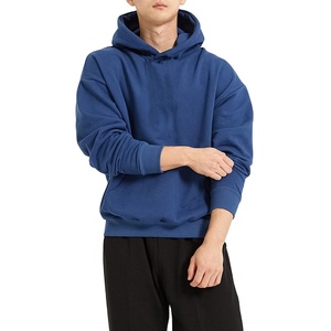Sweat à capuche unisexe en molleton bouclette 100% coton de haute qualité, délavé à l'acide et à la pierre, style streetwear vintage - Product Image 1