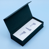 Boîte cadeau magnétique pliable de luxe haut de gamme avec logo personnalisé, couvercle magnétique rigide de qualité supérieure, doublure en éponge, recyclable, imperméable
