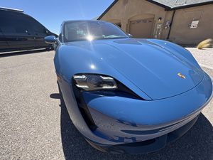 Taycan Turbo S 2021, 750 Caballos de Fuerza, Motor Dual, Tracción en las Cuatro Ruedas, Azul Neptuno, Vehículo de Nueva Energía, Origen AE, en Venta - Product Image 6