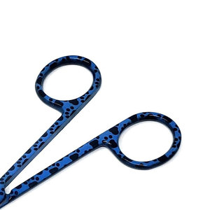 Tijeras de puntada de sutura de acero inoxidable con diseño de patas azules, punta en forma de gancho, estándar Manual, para aplicaciones médicas veterinarias - Product Image 5