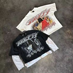 เสื้อยืดแขนยาวผ้าฝ้าย100% สำหรับผู้ชายเสื้อเจอร์ซีย์ใส่สบายพิมพ์ลายสกรีนโลโก้ได้ตามต้องการ - Product Image 2