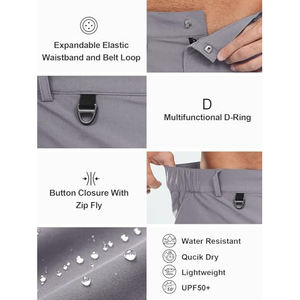 Pantalones cortos Cargo de lona para hombre de alta calidad con logotipo personalizado de alta calidad de talla grande para hombre, pantalones cortos transpirables cómodos para gimnasio - Product Image 3