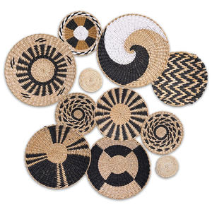 Panier en jacinthe d'eau au prix le plus bas, décoration murale, accessoires pour chambre à coucher, salon, art suspendu en gros - Product Image 6