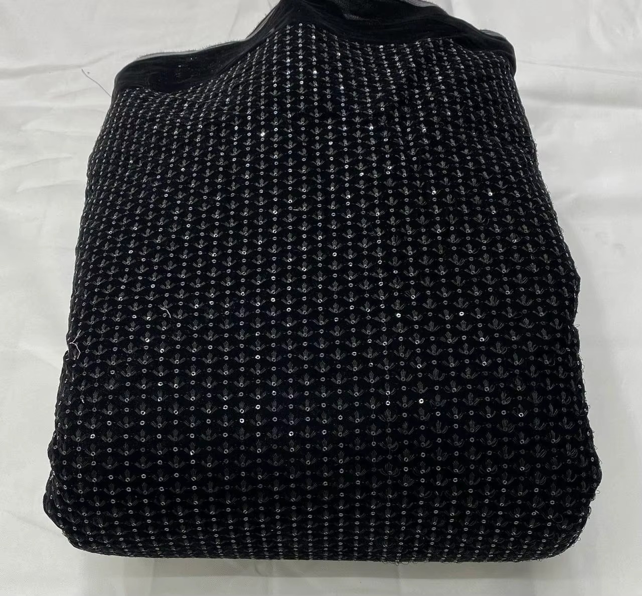 High Demand Embroidered Knitted Satin Fabric Dobby Style Anti-static Medium Weight for Wedding Apparel Upholstery Premium