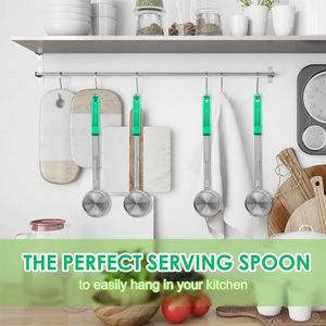 ช้อนตวงสเตนเลสสตีล8ออนซ์สำหรับตวงและเสิร์ฟในเชิงพาณิชย์ - Product Image 5