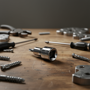 Chrome-Plated 1/2\" Female Square Drive <b>Socket</b> Wrenches with Burnished Inserts for Torx Screws - Product Image 3