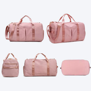 Simple Foldable Dry and <b>Wet</b> Large Capacity Waterproof Shoe Compartment Lightweight Training Sport Leisure Fitness Duffel Gym <b>Bag</b> - Product Image 2