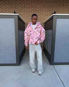 <b>Pink</b> Camo <b>Hoodie</b> Women <b>Men</b> | Camouflage Pullover <b>Hoodie</b> | Streetwear Fashion | Custom OEM | USA Wholesale - Product Image 3