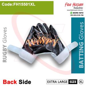 Gants de frappeur de baseball en cuir véritable avec impression 3D en silicone sur le devant, sublimation et dos imprimés pour le golf et les mains. - Product Image 4