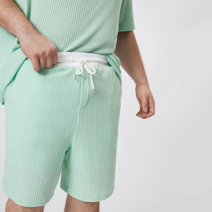 T-shirt surdimensionné 100% coton pour hommes avec logo personnalisé et ensemble de shorts de poche 2 pièces short de sueur à la mode pour hommes - Product Image 3