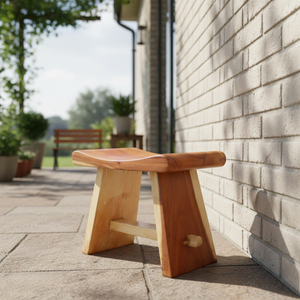 Taburete Curvo de Madera Maciza de Suar/Monkey Pod, Diseño Industrial Moderno, Construcción Duradera y Ecológica, Precio Competitivo, para Sala de Estar - Product Image 6