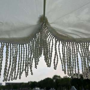 Paraguas de playa azul portátil de diseño moderno con toldo de poliéster anti-UV UV (22/19mm) poste de acero para hoteles - Product Image 5