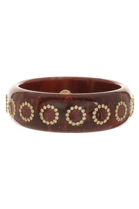 Nouveaux Bracelets Bijoux Bracelet Bracelet Manchette Personnalisé Femme Résine Bracelet Bracelet Plastique par croissant artisanat - Product Image 4