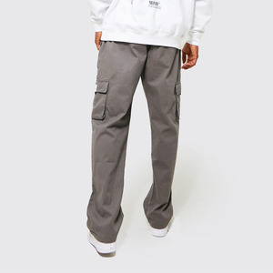 Jeans en coton multi-poches de haute qualité pantalons cargo pour hommes conception personnalisée baggy coupe ample pantalons cargo pour hommes à vendre - Product Image 4