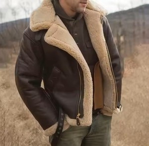 Mode hommes Designer hiver chemises décontractées coupe régulière en cuir haute rue Style séchage rapide respirant grande taille multi-poches - Product Image 6