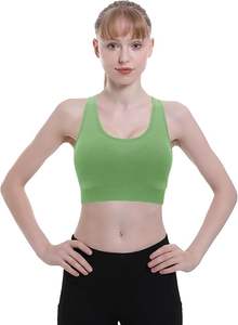 Sujetadores Deportivos de Alta Calidad para Mujer, Tallas Grandes, Ecológicos, al por Mayor, Acolchados, con Espalda Cruzada sin Costuras para Entrenamiento y Gimnasio - Product Image 5