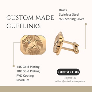 Gemelos de padrino de boda grabados personalizados OEM 2025 de calidad Superior, Clips de corbata de moda para camisas, regalos para aniversarios - Product Image 3