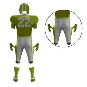 Maillot de football américain à manches courtes élégant pour hommes, tissu en polyester confortable avec impression par transfert de chaleur - Product Image 5