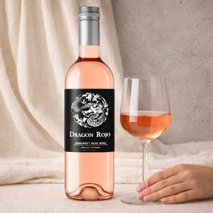 Dragon Rojo - Vin Rosé Demi-doux 100% Tempranillo 11% ABV Vin Rosé Espagnol 750ml - Product Image 3