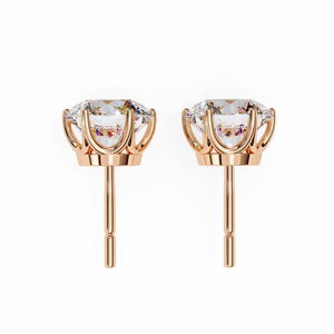 Hermosos Pendientes de Oro de 18K con Diamante Cultivado en Laboratorio, Pendientes de Diamantes Premium - Product Image 3