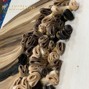 RAW Genius Weave Paquetes de cabello humano virgen vietnamita Estilos de ondas naturales de agua Máquina de trama recta rizada Doble - Product Image 5