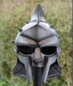 Accesorio de película, escultura de casco de reproducción de tamaño completo, nuevo disfraz Medieval, Cosplay, Esparta griega, acero corintio romano antiguo - Product Image 1