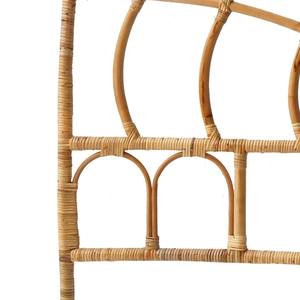 Cabecera de Cama de Ratán Hecha a Mano Mulya, Diseño Ondulado de Mediados de Siglo, Muebles de Dormitorio Ecológicos para el Hogar - Product Image 5