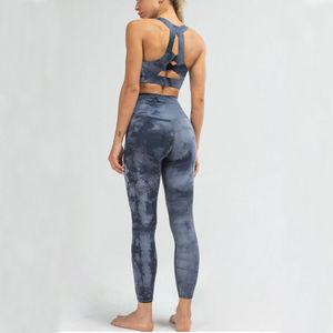 Logo personnalisé de haute qualité Vêtements de sport pour femmes Leggings et hauts de yoga ensemble de yoga fitness à vendre - Product Image 6