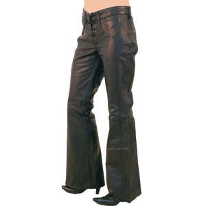 Pantalon d'hiver pour femme, aspect cuir doux et lisse, respirant, écologique, imperméable et anti-rides, style décontracté de la rue - Product Image 4