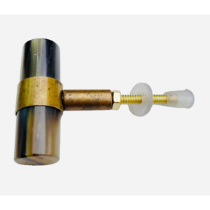 Boutons d'armoire antiques en laiton en corne de buffle boutons d'armoire en laiton en corne d'os poignée et traction - Product Image 5