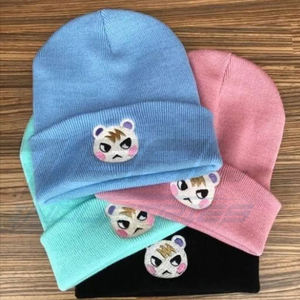 Bonnets personnalisés logos broderie bonnets polyester/coton hiver épais bonnets tricotés coupe-vent bonnets fabriqués au Pakistan - Product Image 1