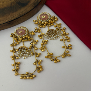 Boucles d'oreilles Amarpali de haute qualité pour femmes Premium nouvelle Collection Design Unique boucle d'oreille traditionnelle indienne fonction de mariage Jhumki - Product Image 1