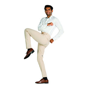 กางเกงชิโน่ผู้ชายแบบลำลอง ระบายอากาศได้ดี เหมาะสำหรับวิ่ง ออกกำลังกาย แห้งเร็ว ซับเหงื่อ เป็นมิตรกับสิ่งแวดล้อม น้ำหนักเบา - Product Image 1