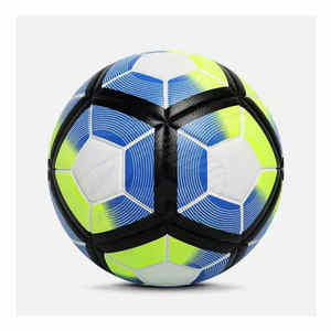 Balón de fútbol de cuero PU asequible tamaño 5 al por mayor entrenamiento a granel y partido de Fútbol cosido a máquina tamaño oficial duradero - Product Image 4