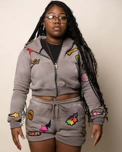 ชุดกางเกงขาสั้นสำหรับผู้ชายสีพื้นชุดกางเกงขาสั้นแนวสตรีทสำหรับผู้ใหญ่ชุดแฟชั่นล่าสุด - Product Image 1