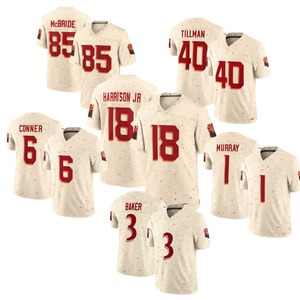 เสื้อฟุตบอลอเมริกันของทีมแอริโซนา รีไวล์รีส์ หมายเลข 18 มาร์วิน แฮร์ริสัน จูเนียร์ # 13 บร็อค เพอร์ดี้ ผ้าระบายอากาศลายสามมิติ โพลีเอสเตอร์ 100% - Product Image 1