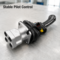 DX140 DX180 DX225-7 110925-00464 110925-00465 Doosan 410113-00109 Válvula Piloto, Palanca de Control, Conjunto de Palanca de Mando, Excavadora