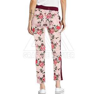 Pantalon de survêtement respirant et à séchage rapide pour femme, qualité supérieure, taille personnalisée, taille mi-haute, devant plat, idéal pour l'hiver, faible MOQ, sublimation - Product Image 2