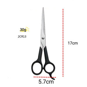 Herramienta de aseo para mascotas recta de acero inoxidable duradero, tijeras profesionales para perros para cortar y limpiar el cabello - Product Image 6