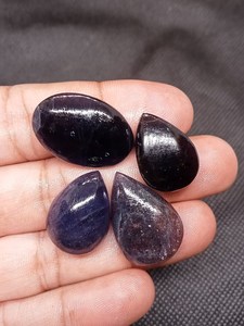 Pierres précieuses en vrac d'iolite bleu violet de qualité AAA pierres d'iolite à facettes naturelles pour la fabrication de bijoux approvisionnement en gros - Product Image 2