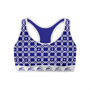 Venta al por mayor de mujeres de cuello redondo Yoga Sports Bra Top acanalado de tiras de cuatro vías sujetador elástico en tallas grandes diseño ligero - Product Image 5