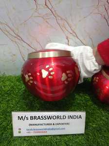 Urna de cremación de mascotas Odyssey, color rojo metálico de alta calidad, todos los tamaños para cenizas humanos/suministros funerarios - Product Image 4