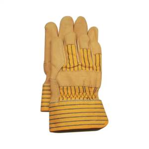 Gants de travail de gréeur canadiens de qualité supérieure Gants de sécurité industrielle en cuir de vachette avec protection des mains - Product Image 1