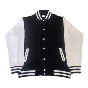 Chaqueta de Béisbol de Lona Estilo Escolar Vintage para Hombre y Mujer, con Capucha, Acolchada, Transpirable, Diseño Unisex - Product Image 5