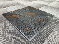 Grilles de haut-parleurs DIY SG6765 670*645*1.5mm, grille métallique pour haut-parleurs à large bande, ligne de sonorisation et caisson de basses