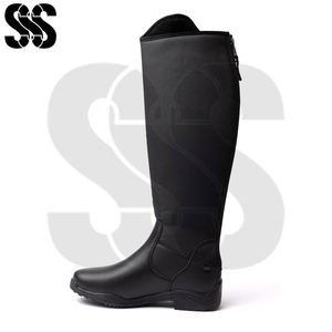 Wholesale Rate Premium Quality <b>Waterproof</b> Horse Riding <b>Boots</b> PU <b>Leather</b> Cushioned Insole Shock-Absorbing Sole Comfortable Trail - Product Image 3